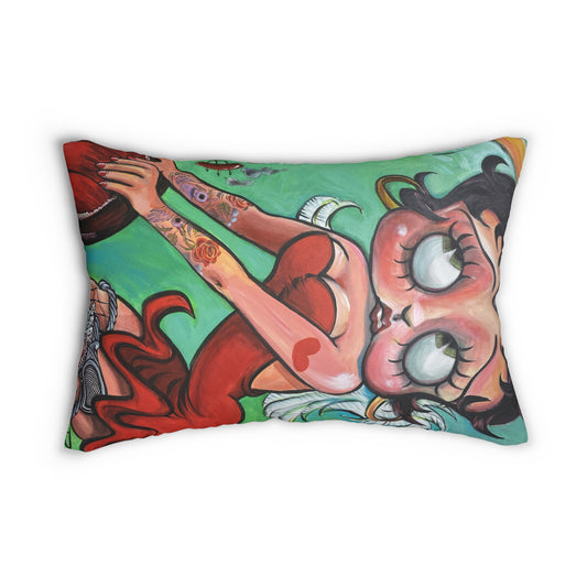 Betty Boop Spun Polyester Lumbar Pillow
