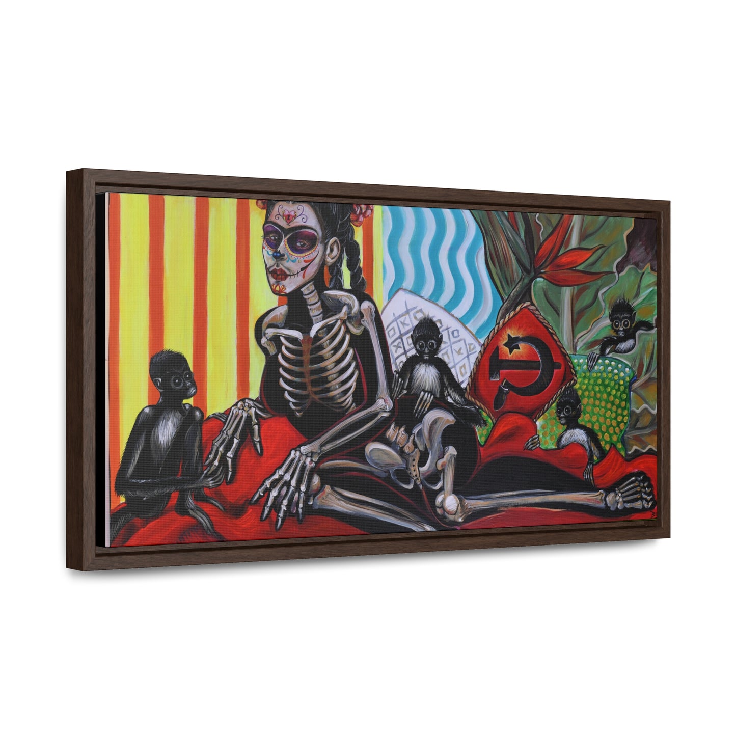 A Shally Brady OriginalHorizontal Framed Premium Gallery Wrap Canvas